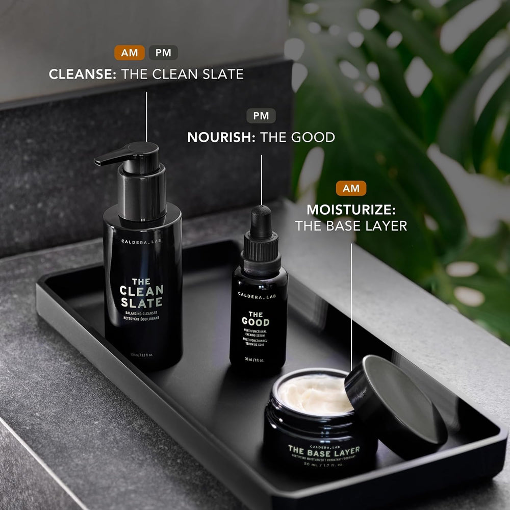 Caldera + Lab Regimen daily moisturizer provides lightweight hydration and fast absorption.