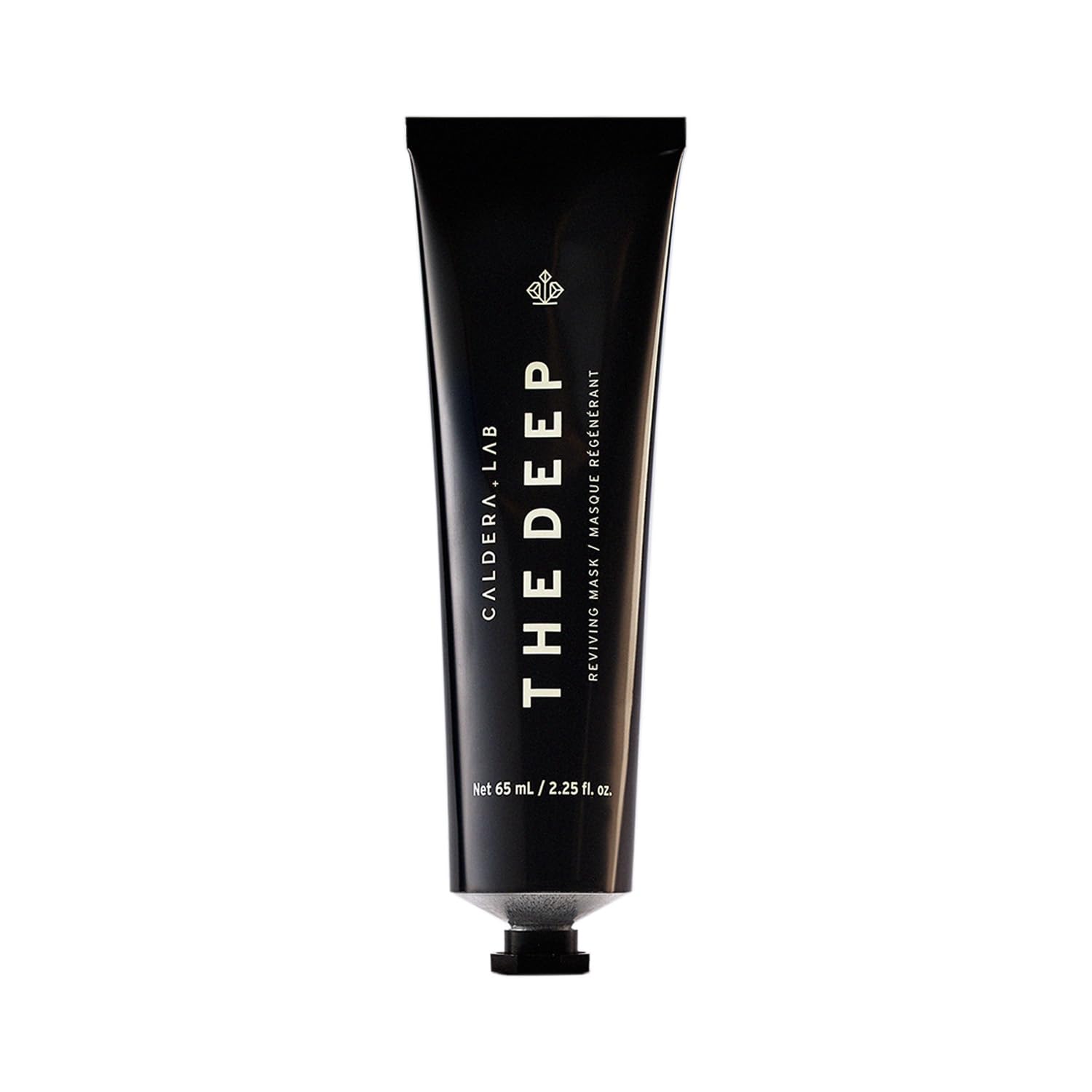 Caldera + Lab The Deep bottle cap close-up highlighting premium packaging and easy use