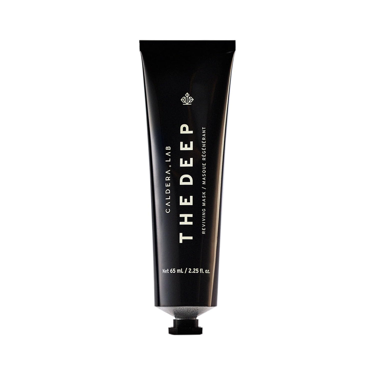 Caldera + Lab The Deep bottle cap close-up highlighting premium packaging and easy use