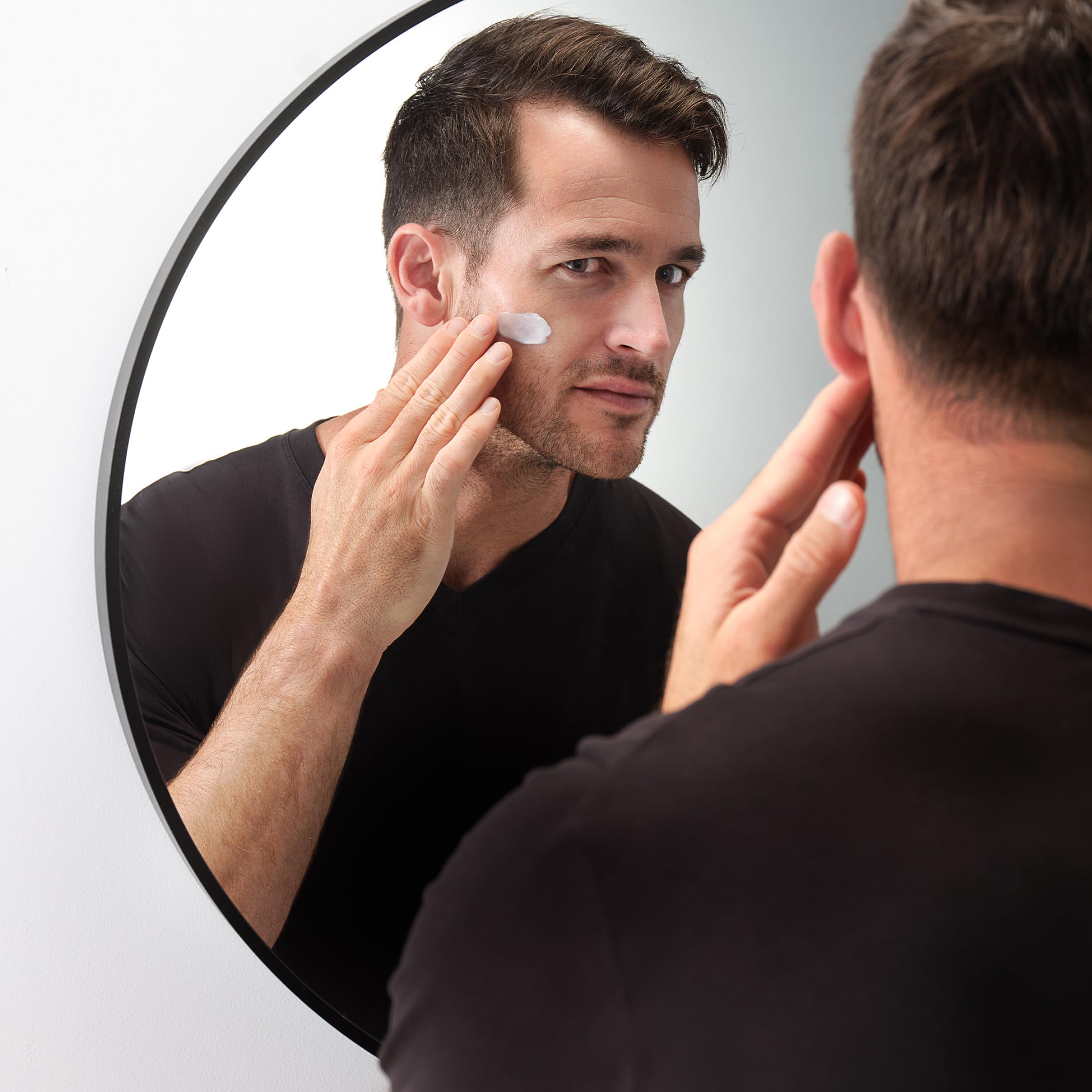 The Face SPF on skin demonstrates even coverage without a white cast