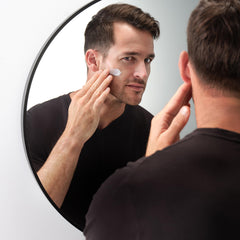 The Face SPF on skin demonstrates even coverage without a white cast