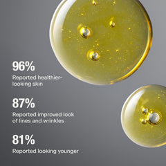 Caldera + Lab The Good dropper shows antioxidant protection for daily skin defense.