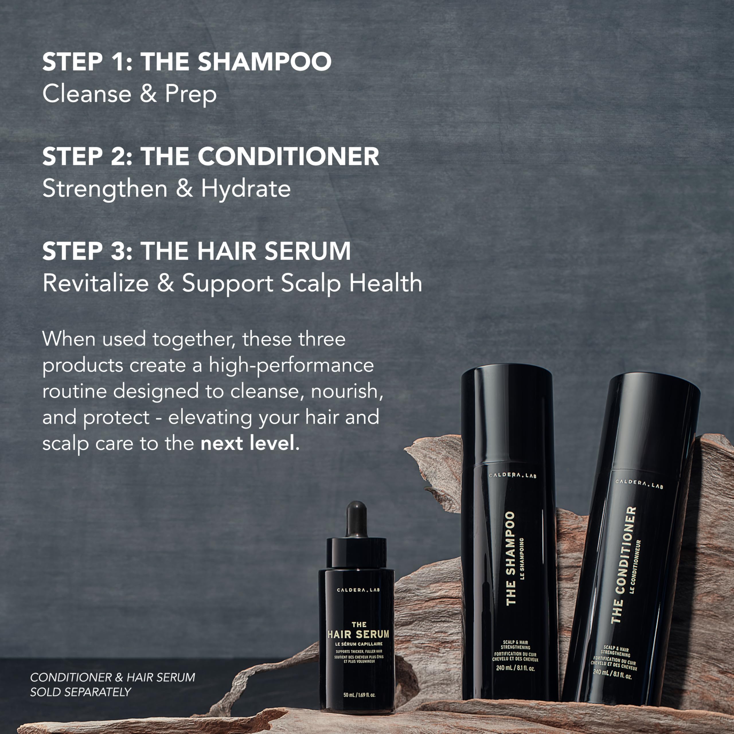 Caldera + Lab The Shampoo with Angelica Aloe Green Tea soothes the scalp
