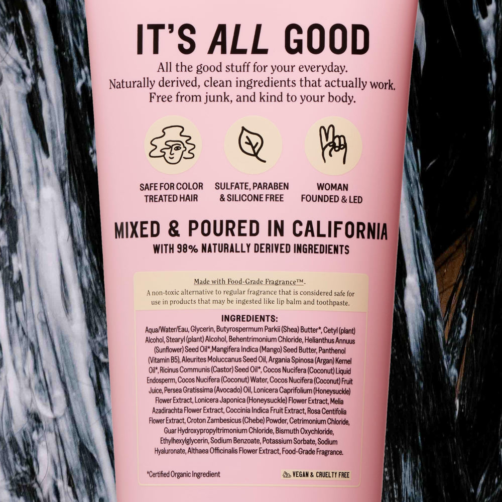 California-made label signals local production and quality control for the mask.