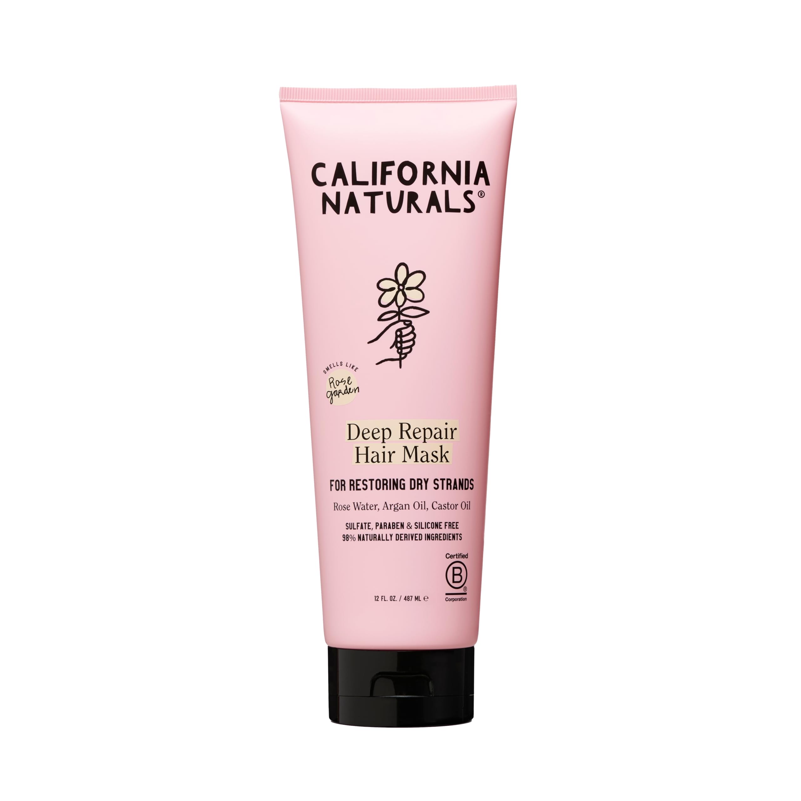California Naturals Deep Repair Mask front view nourishes dry hair with shea butter and oils.