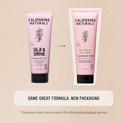 Shea butter in California Naturals Deep Repair Mask moisturizes and nourishes hair.