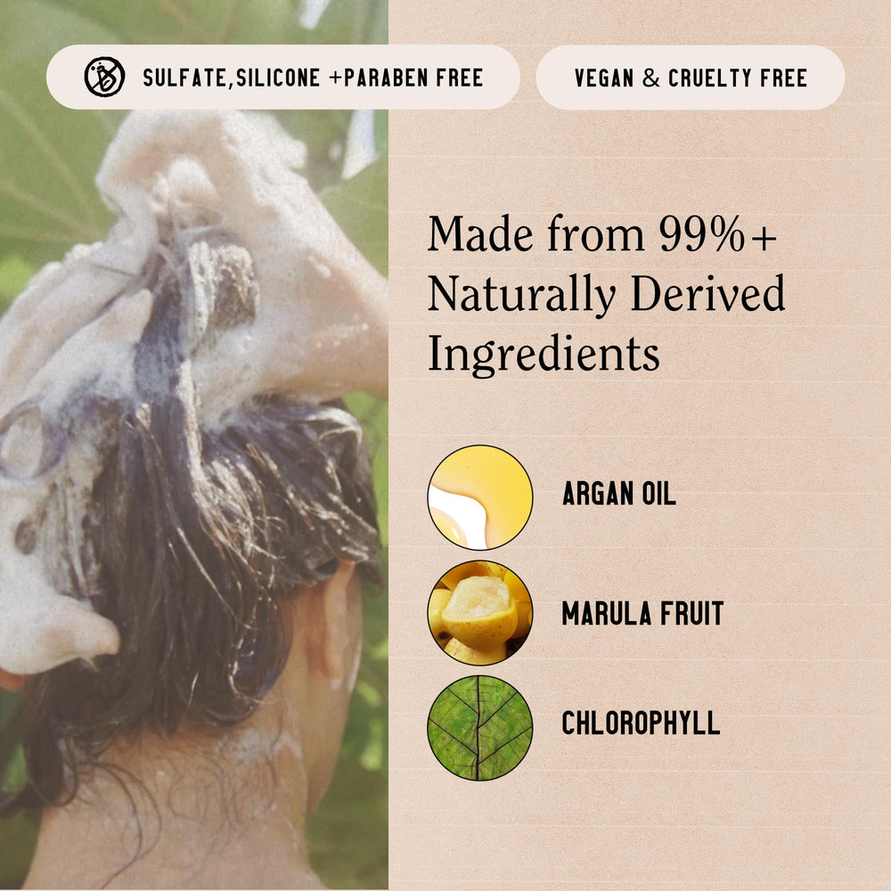 California Naturals marula oil and aloe drops highlight nourishing shine.