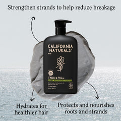 California Naturals Re:GRO conditioner being poured for even distribution