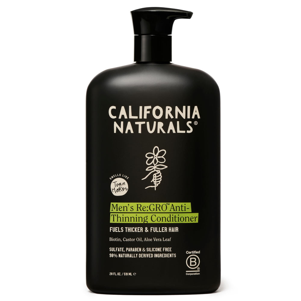 California Naturals Re:GRO conditioner bottle for daily scalp support and fuller-feeling hair