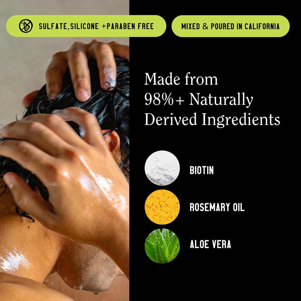California Naturals Re:GRO conditioner creamy texture for softness and manageability