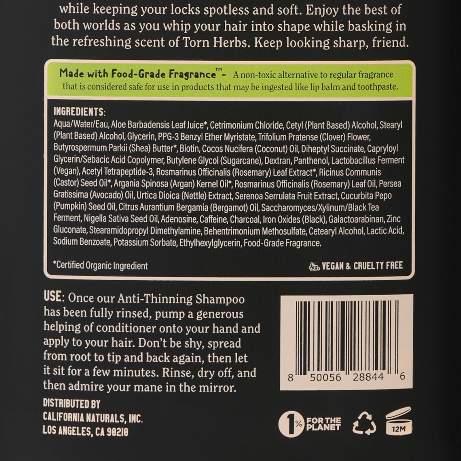 California Naturals Re:GRO conditioner on hair ends to reduce breakage