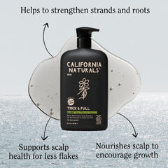California Naturals Re:GRO Shampoo foam lather refreshing scalp and hair.