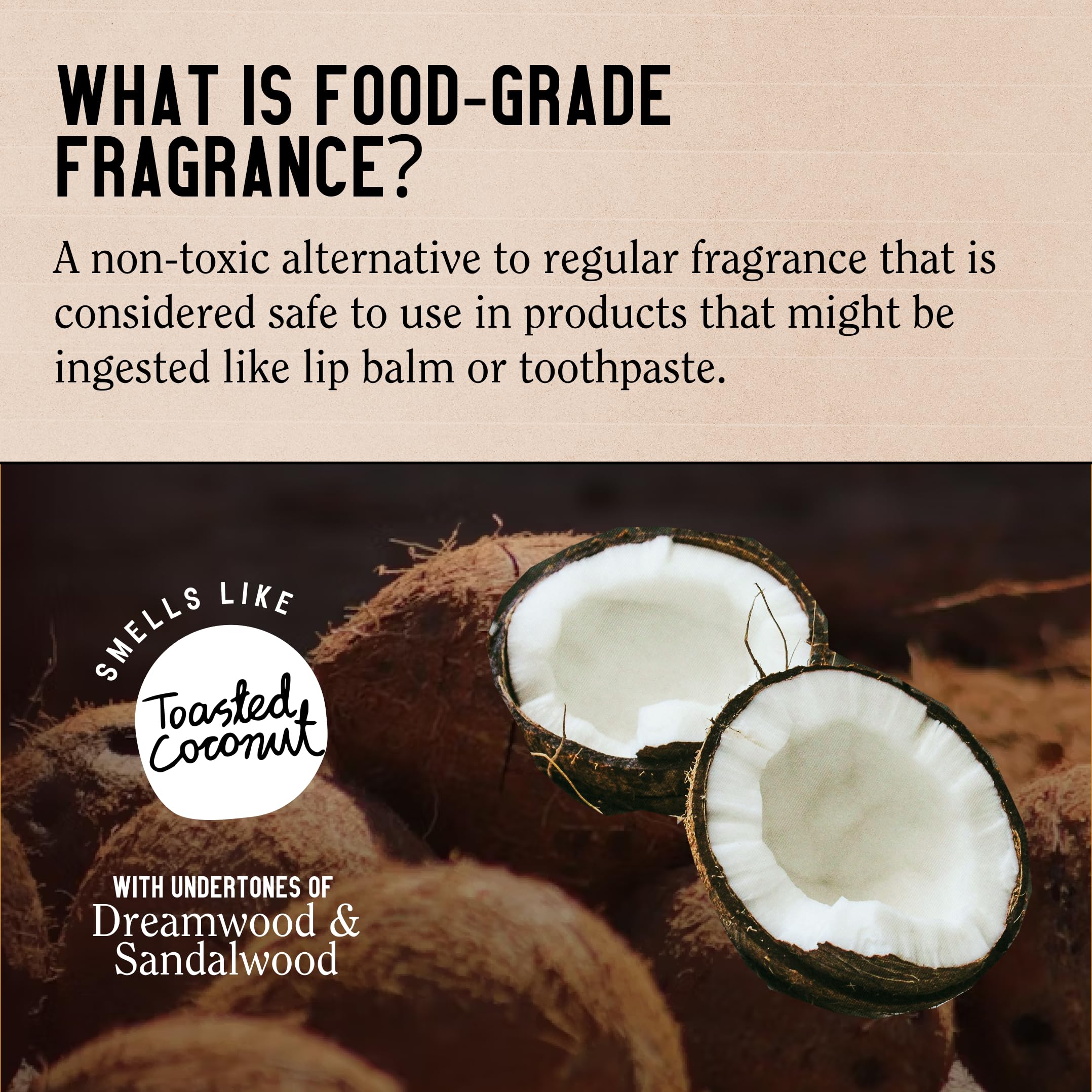 Toasted coconut fragrance from California Naturals conditioner evokes spa-like aroma