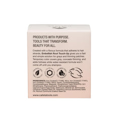 Calista Root Touch-Up is used at the hairline to cover thinning.