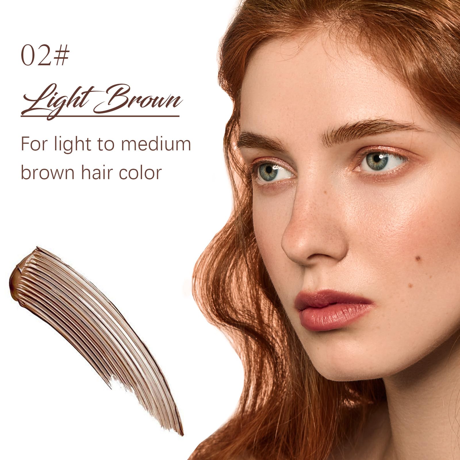 Callmynm Peel Off Eyebrow Gel fine-tip brush enables precise, mess-free application.