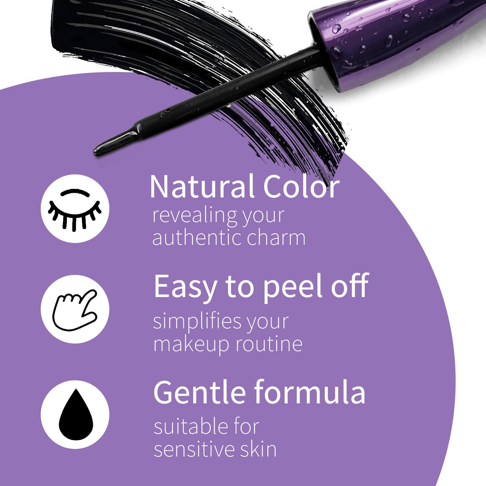 Callmynm Peel Off Eyebrow Gel peel-off reveals bold, natural-looking brows.
