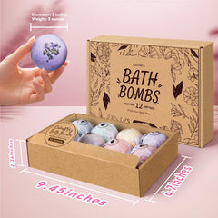 CalmNfiz bath bombs fizz in warm water with vibrant color.