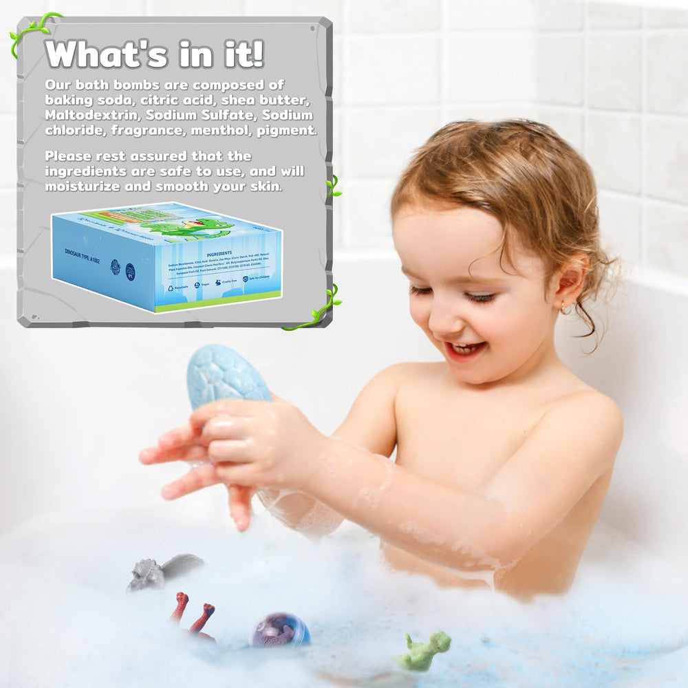 CalmNFiz dinosaur egg packaging designed for gifting.