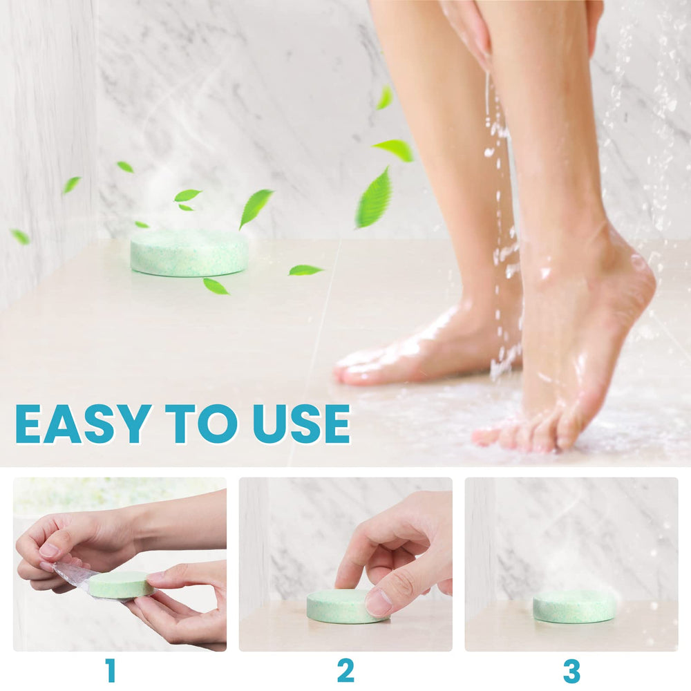 CalmNFiz lemon shower steamer for uplifting scent