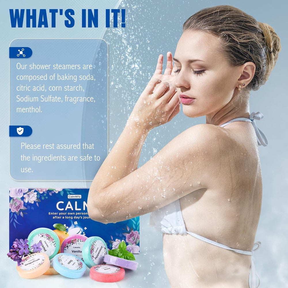 CalmNFiz ocean-scent shower steamer for a spa-like shower