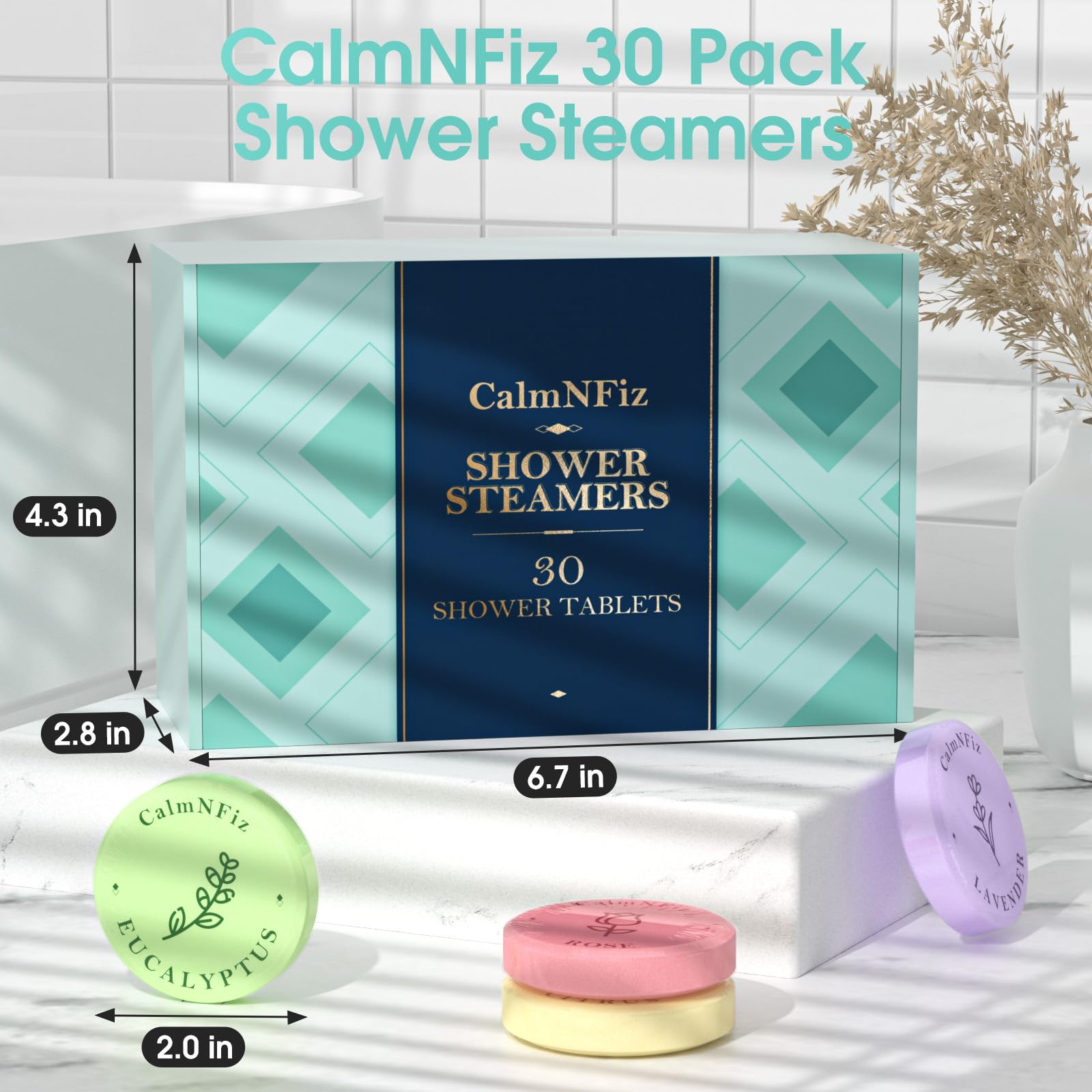 CalmNFiz steamers placed in bedroom or office for relaxation.