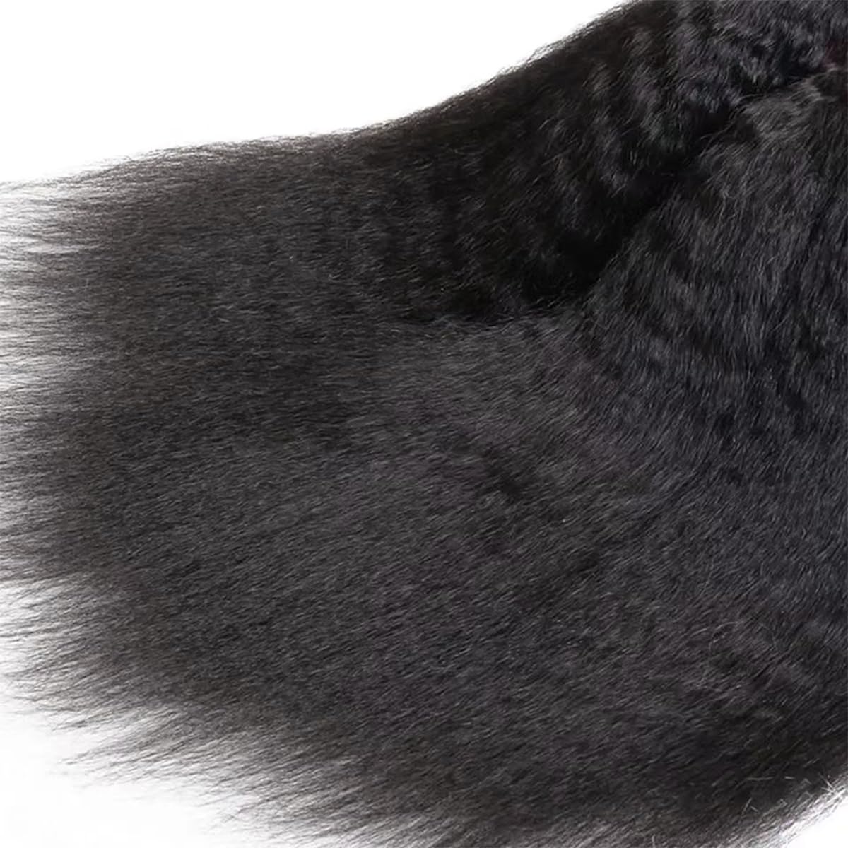 CALNESHIA Kinky Straight bundles worn for party-ready, reusable styling.
