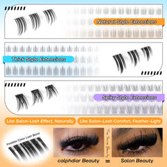 calphdiar bottom lashes natural 6-8mm for subtle daily enhancement
