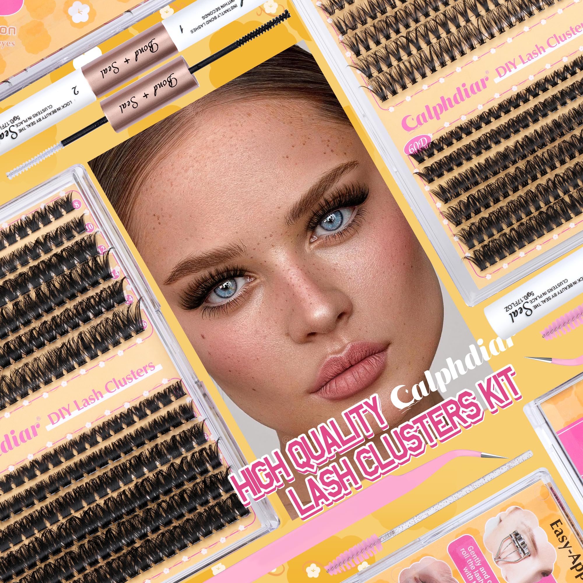 Calphdiar wispy clusters offering four styles and five lengths.