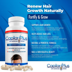 CALVISTOP Capilar Plus bottle with water for easy ingestion