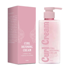 Calyphra Curl Defining Cream bottle highlighting anti-frizz and defined curls.
