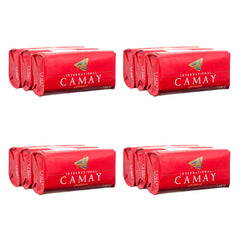Camay Sunrise bar close-up shows citrus-ginger aroma for an uplifting routine.