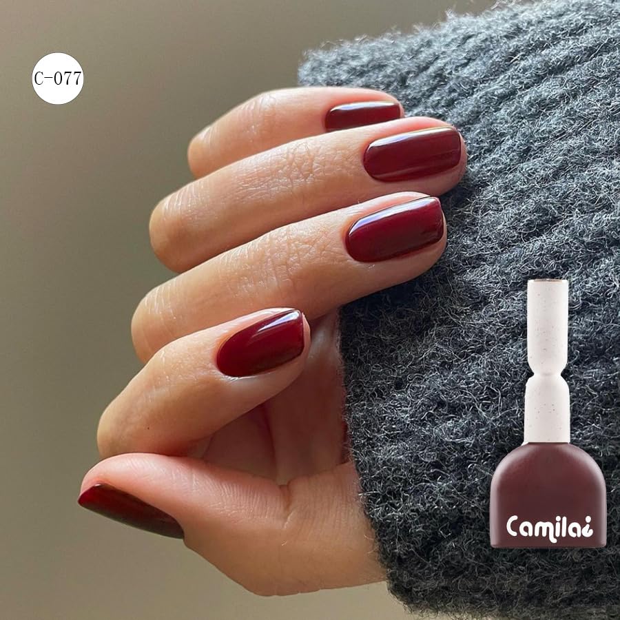 Camila gel polish delivers brilliant shine with smooth coverage