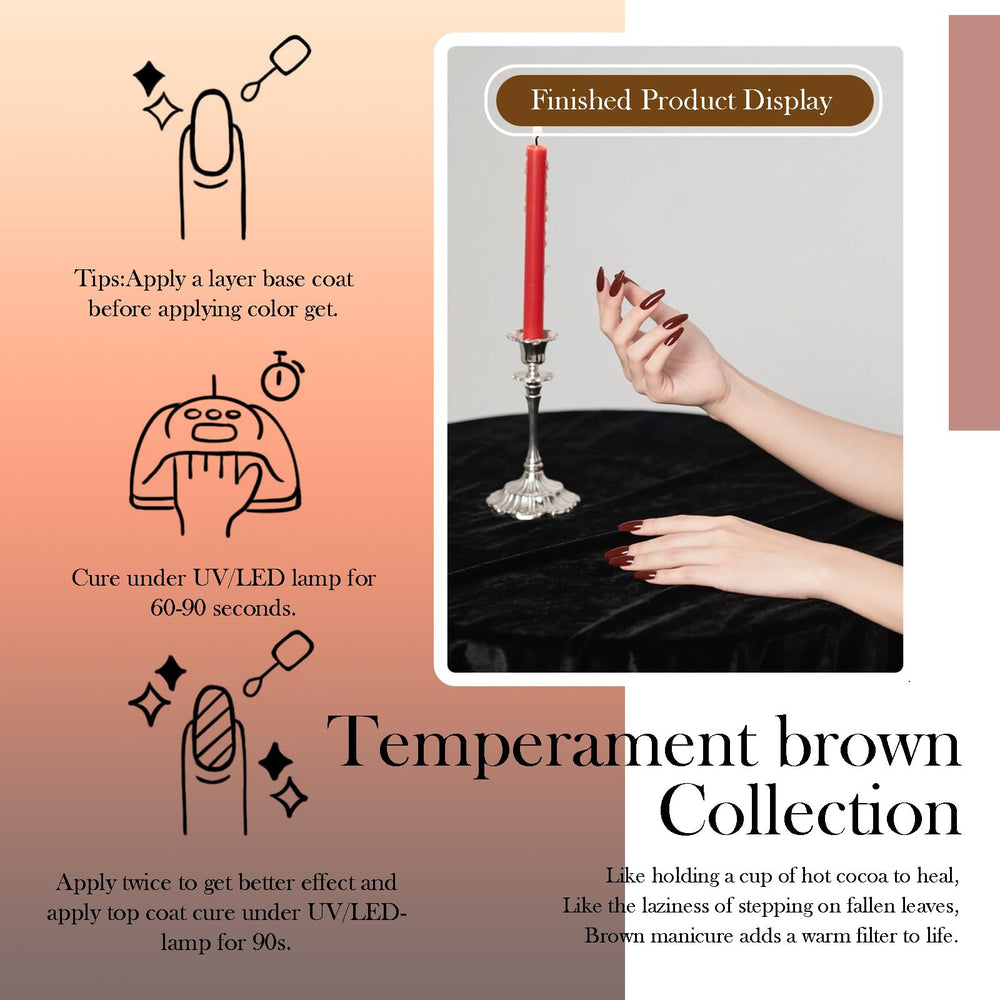 Camila non-toxic, low-odor gel polish suitable for comfortable daily wear