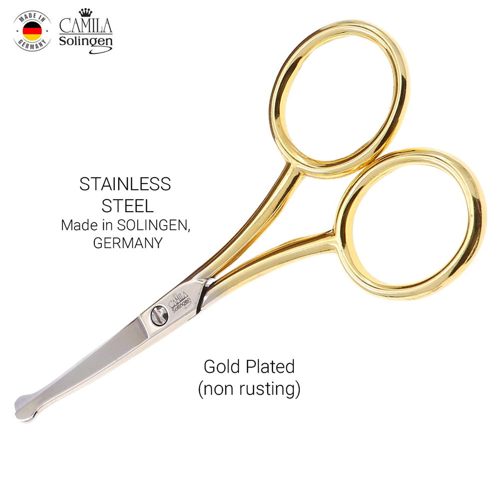 Ideal for brow shaping and precise nail grooming with Camila Solingen.