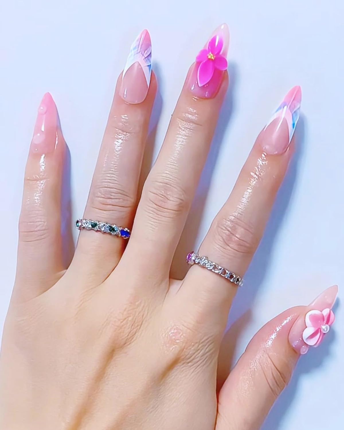CAMILCY hand-painted nails offer a premium, unique finish