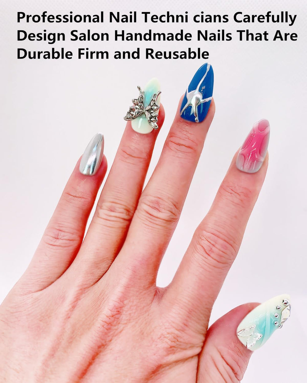 CAMILCY luxury handmade nails with size options for precise fit
