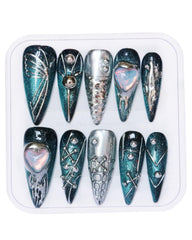 CAMILCY press-on nails show handmade advantages for durability and a natural look.