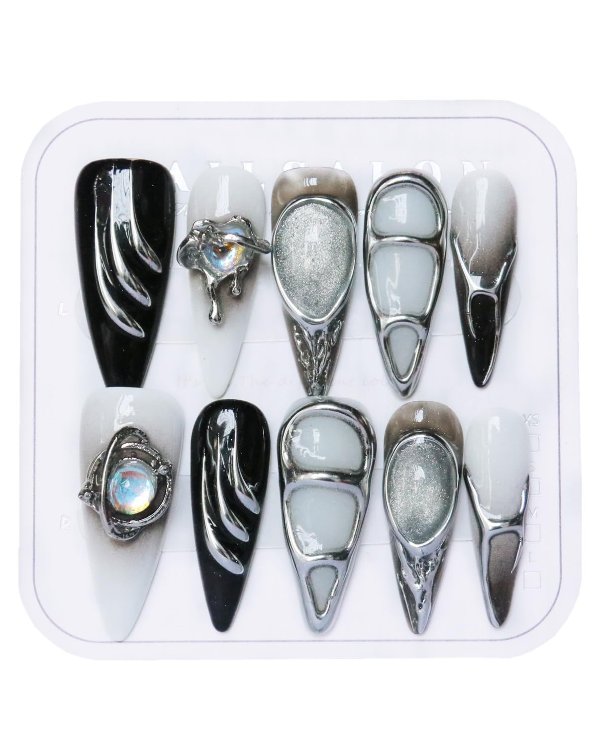 CAMILCY press-on nails with almond shape for a durable, salon-like manicure.