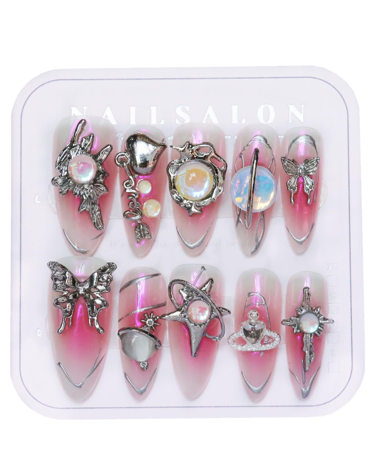 CAMILCY press on nails in luxury handmade style for at-home salon readiness.