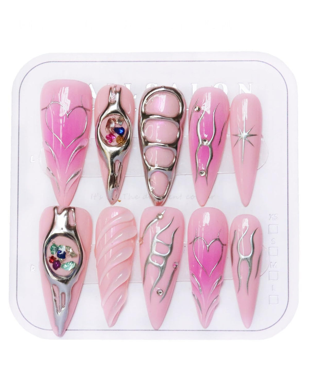 CAMILCY press-on nails handmade luxury almond shape for natural wear