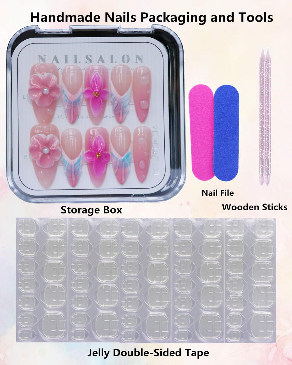 CAMILCY reusable nails designed for quick glam at home
