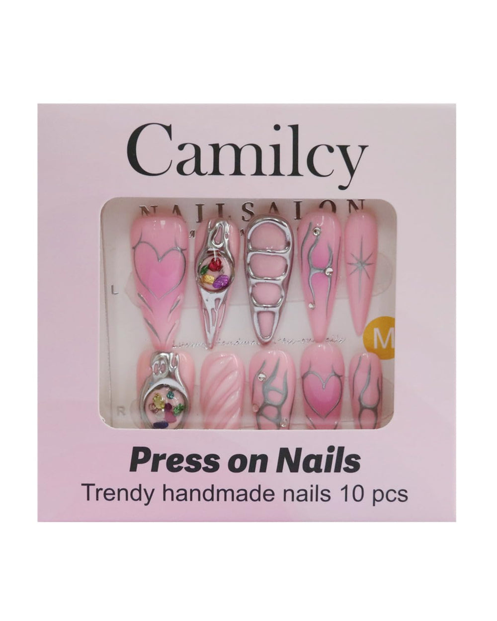 CAMILCY reusable storage box keeps nails organized
