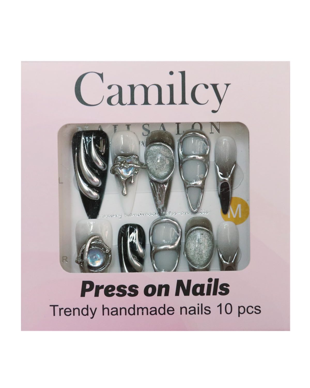 CAMILCY storage box keeps nails organized after use.