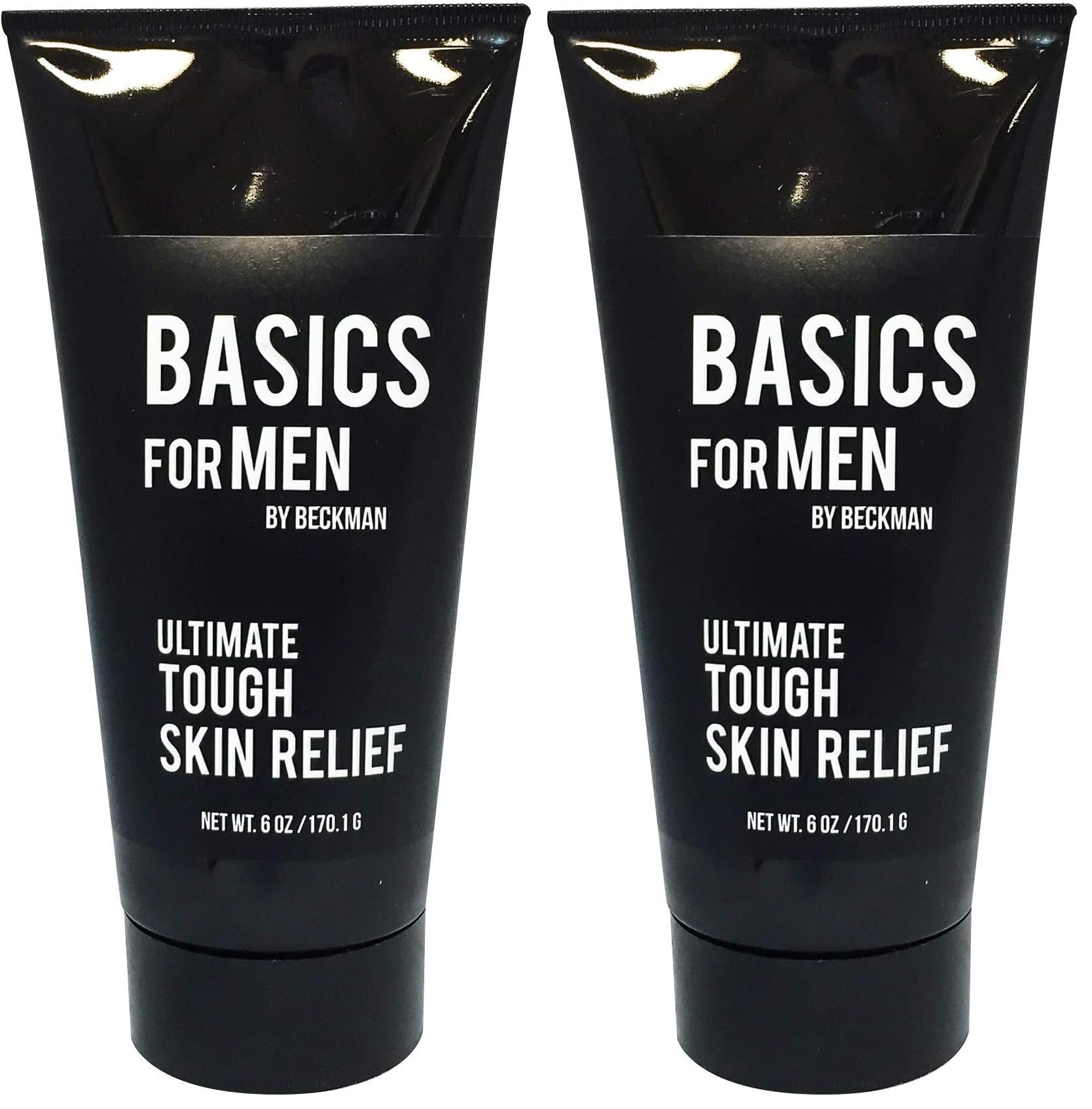 Camille Beckman Basics for Men bottle front—hydrating relief after outdoor work