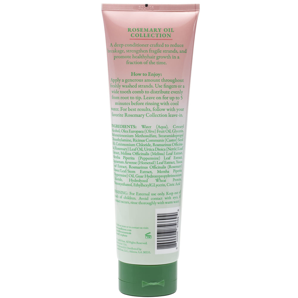 Camille Rose Rosemary Oil promotes shine and elasticity for daily hair care.