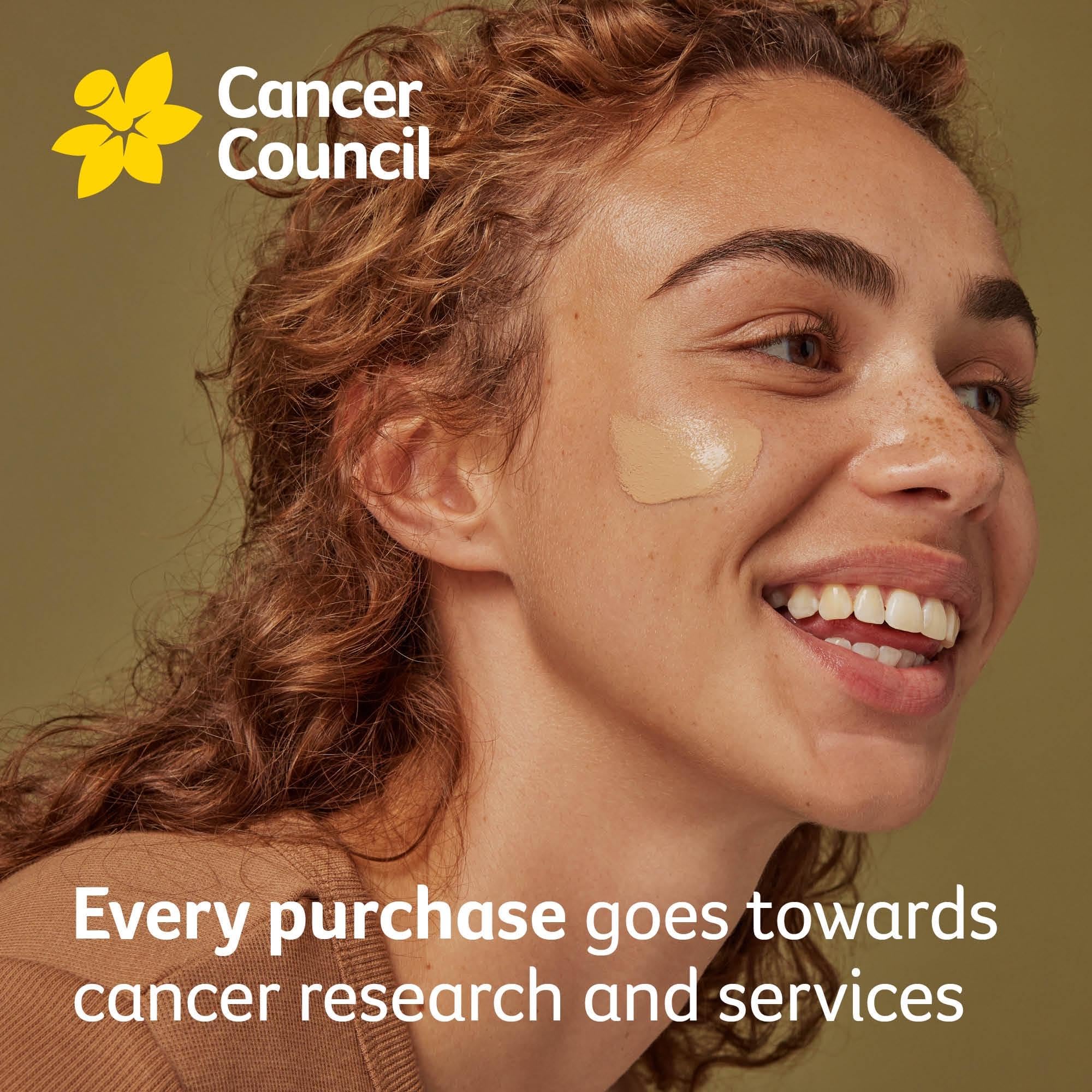 Cancer Council SPF50+ Face Day Wear BB Cream nourishes with argan and jojoba.