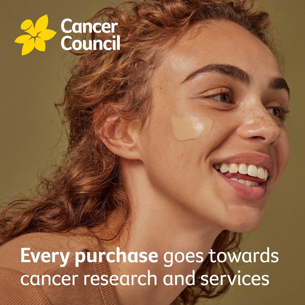 Cancer Council SPF50+ Face Day Wear BB Cream nourishes with argan and jojoba.