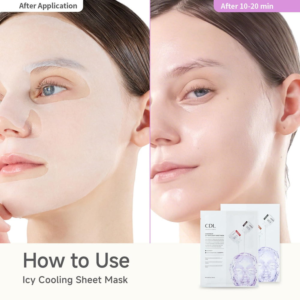 Candorlov CDL shrink-to-fit microfibers contour to facial features.