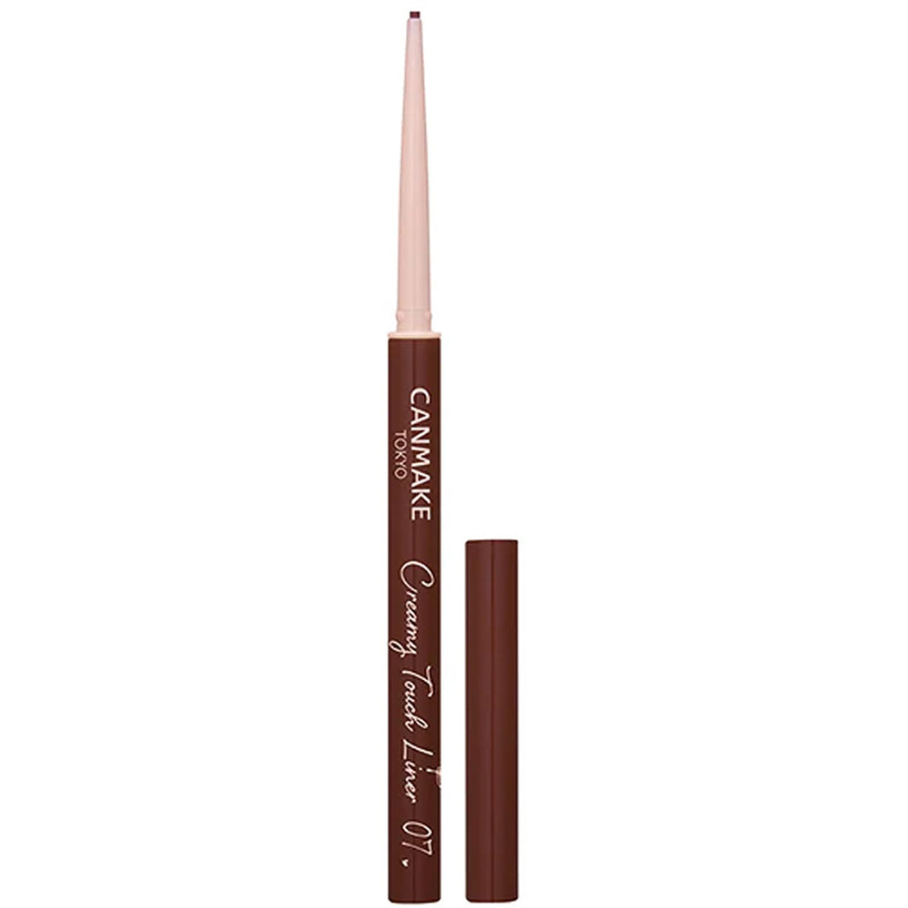 CANMAKE Creamy Touch Liner 1.5mm slim-tip application defines the lash line with precision.