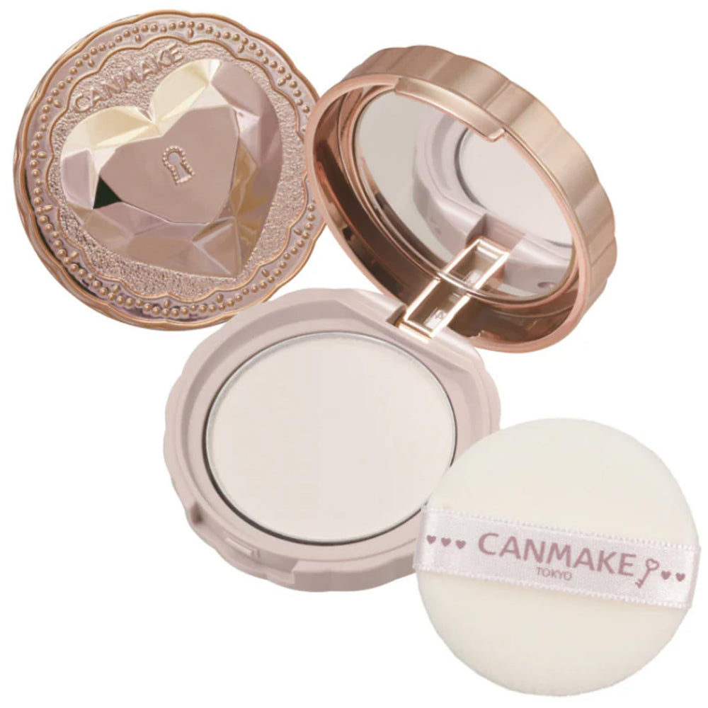 CANMAKE Secret Beauty Powder creates a soft-focus translucent veil to blur minor flaws.
